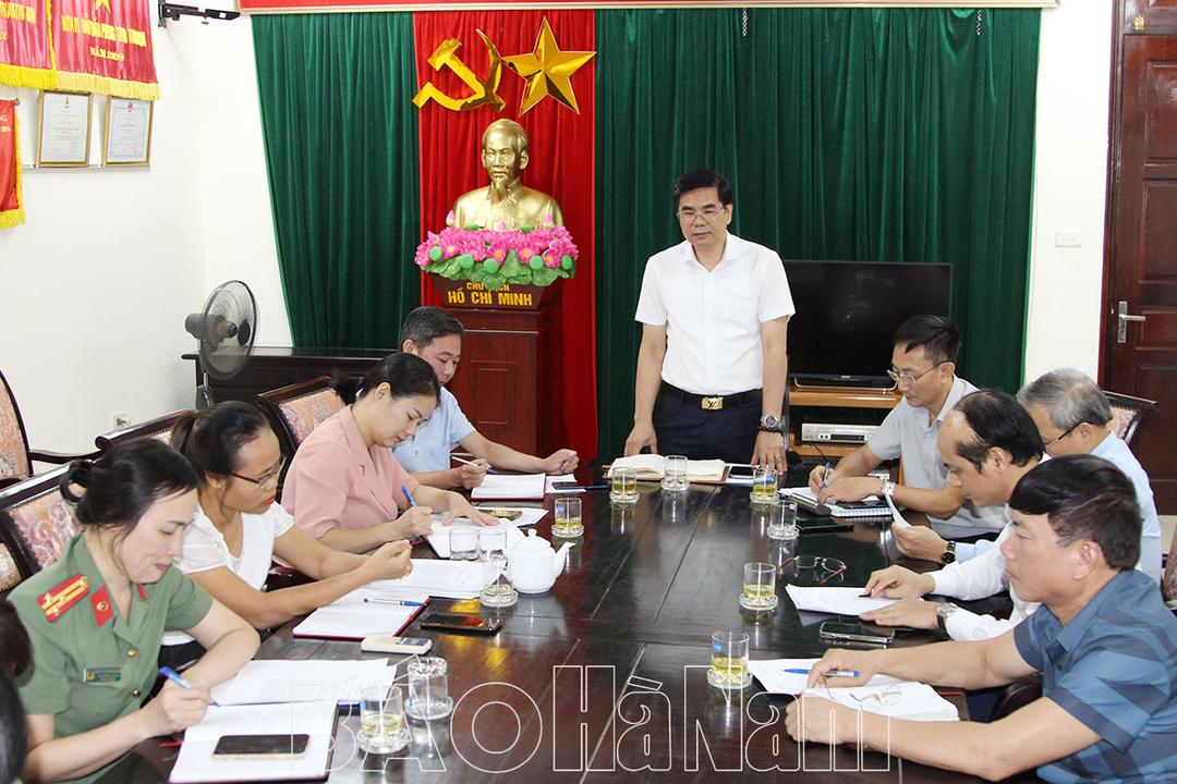 Ban Tuyên giáo Tỉnh giao ban triển khai nhiệm vụ công tác tư tưởng- văn hóa quý IV/2023