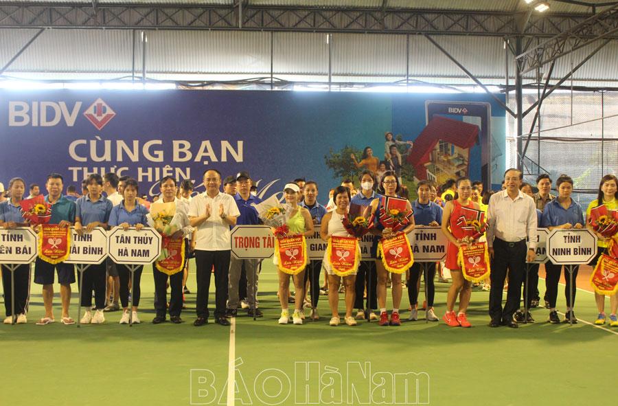 Khai mạc Giải quần vợt phong trào toàn quốc năm 2023 tại Hà Nam