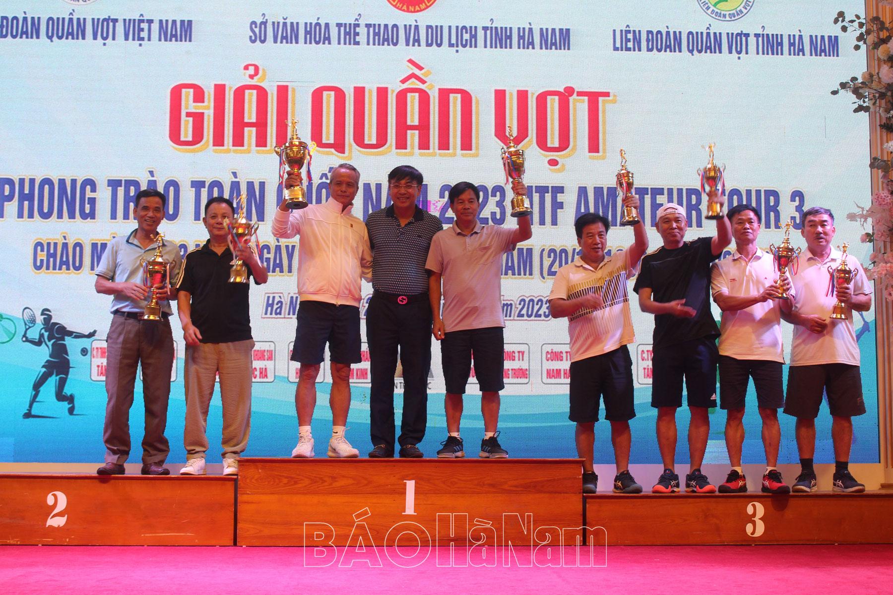 Hà Nam đạt nhiều giải cao tại Giải quần vợt phong trào toàn quốc năm 2023