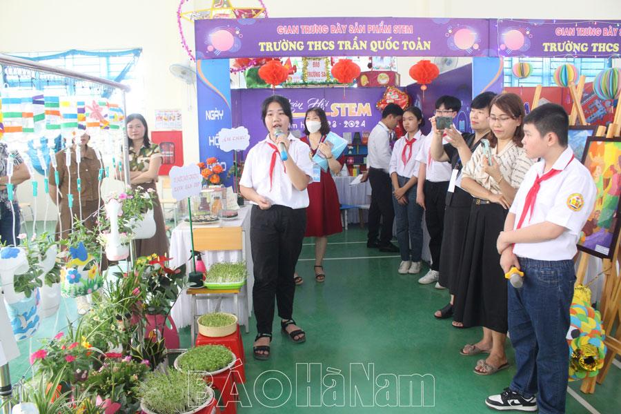 Sôi động ngày hội STEM cấp THCS ở thành phố Phủ Lý