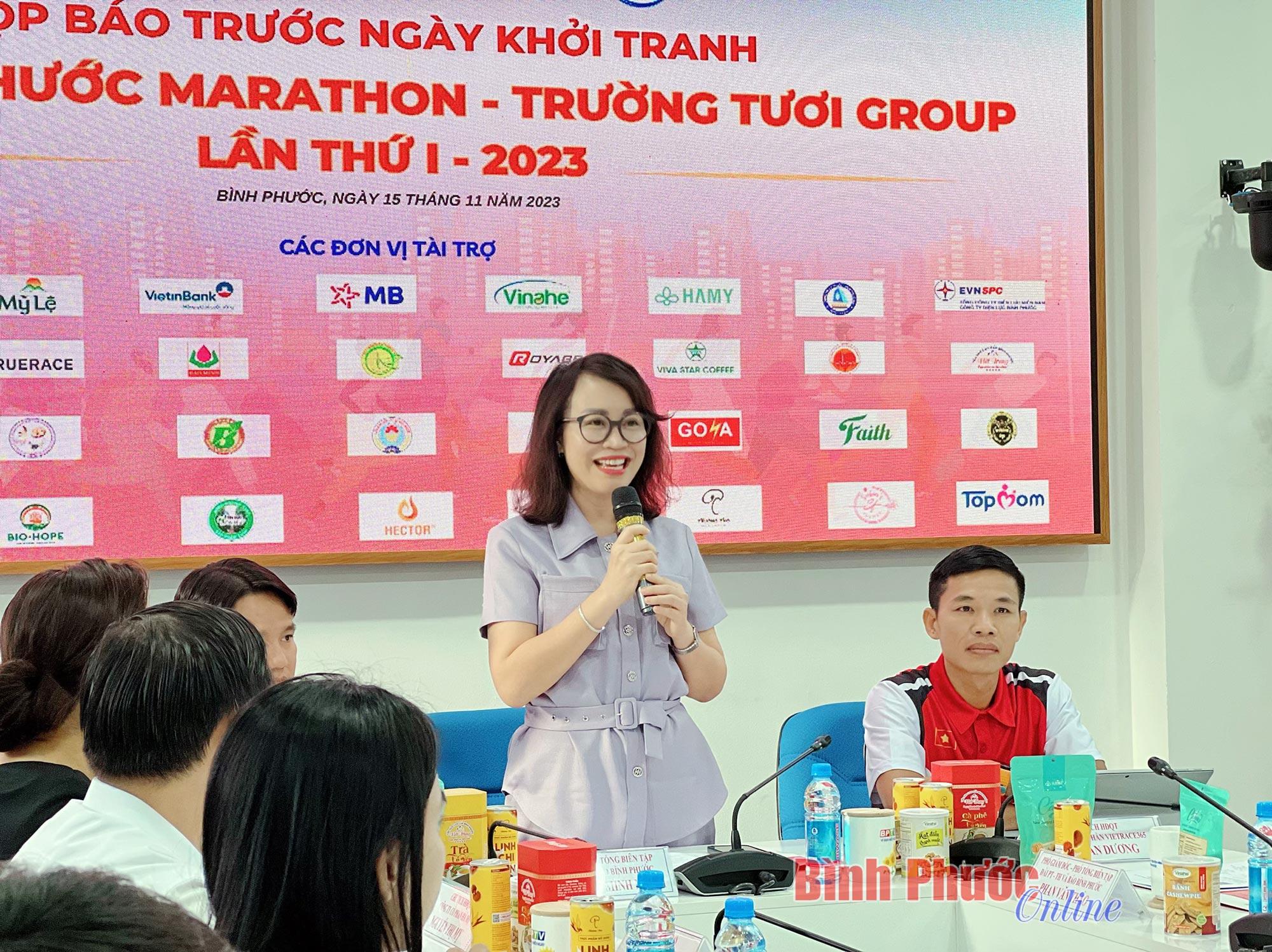 Giải 'Bình Phước marathon - Trường Tươi Group lần thứ I, năm 2023' hứa hẹn nhiều trải nghiệm thú vị