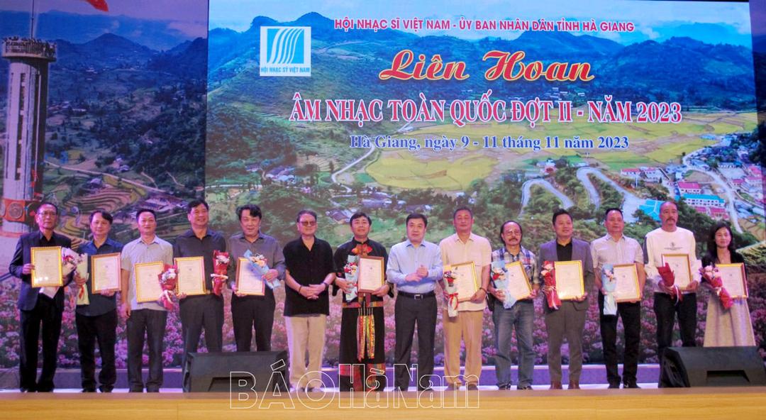 Hà Nam có hai tác phẩm âm nhạc đoạt giải cao tại Liên hoan Âm nhạc toàn quốc năm 2023