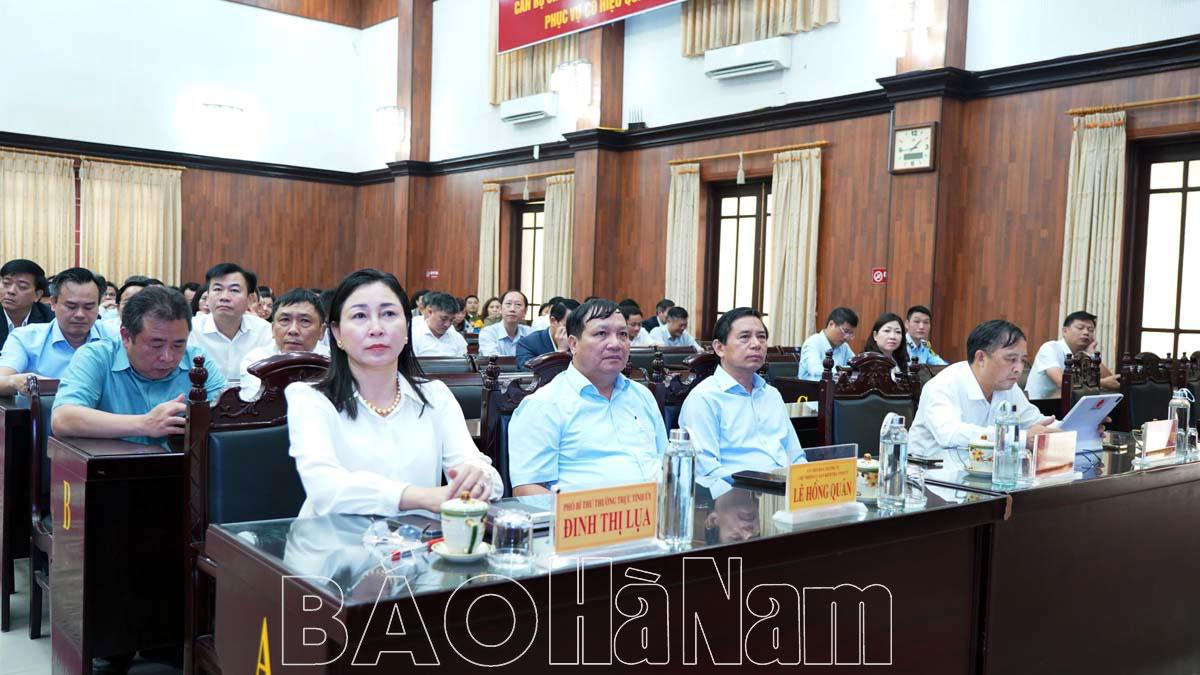 Tỉnh ủy tổ chức bồi dưỡng nghiệp vụ công tác phòng chống tham nhũng, tiêu cực