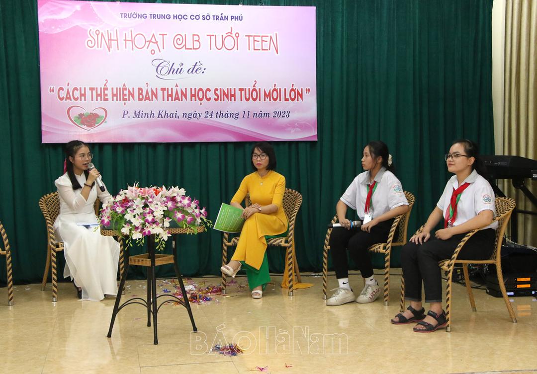 Chú trọng giáo dục kỹ năng sống cho học sinh ở trường THCS Trần Phú