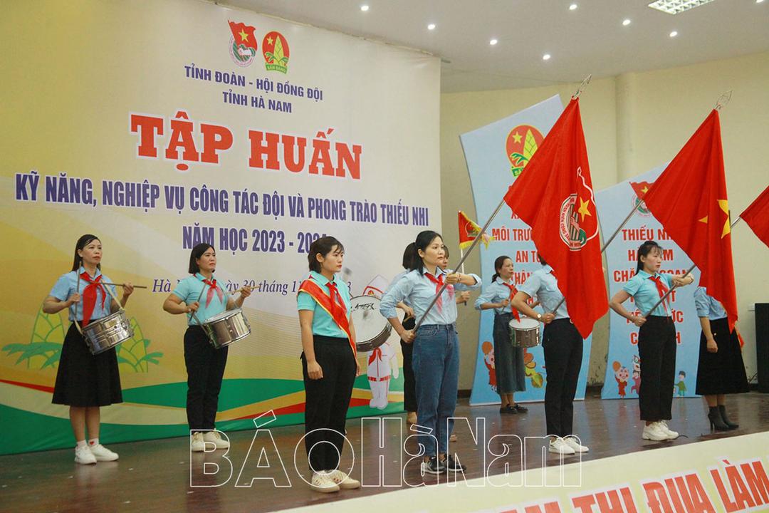 Tập huấn kỹ năng, nghiệp vụ công tác Đội và phong trào thiếu nhi năm học 2023-2024