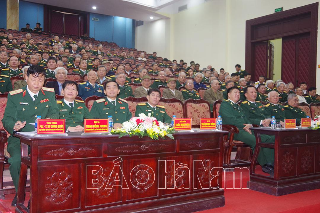 Gặp mặt cán bộ Quân đội nghỉ hưu, nghỉ công tác trên địa bàn