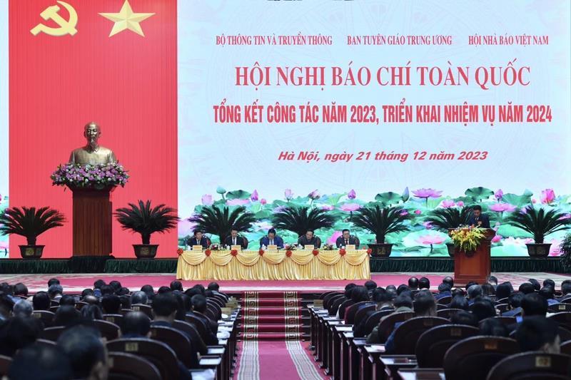 Khai mạc Hội nghị Báo chí toàn quốc tổng kết công tác năm 2023, triển khai nhiệm vụ năm 2024