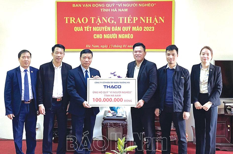 Doanh nghiệp chung tay chăm lo Tết cho người nghèo