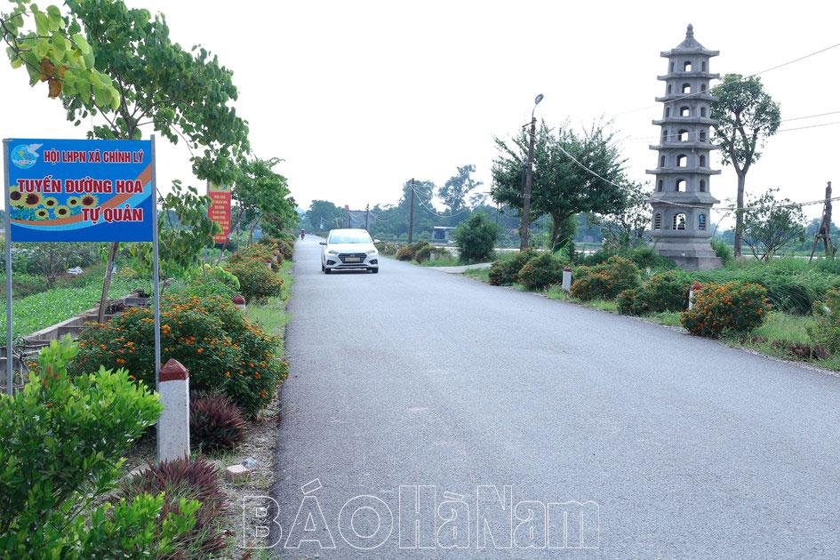 Lý Nhân đẩy mạnh xây dựng xã NTM nâng cao, kiểu mẫu