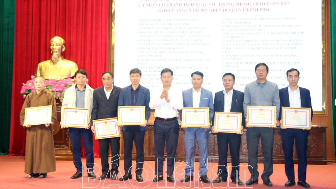 Phủ Lý triển khai phong trào toàn dân bảo vệ an ninh Tổ quốc năm 2024