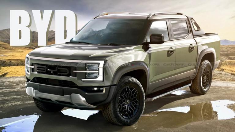 BYD hé lộ bán tải điện hầm hố, thách thức Ford Ranger, Toyota Hilux