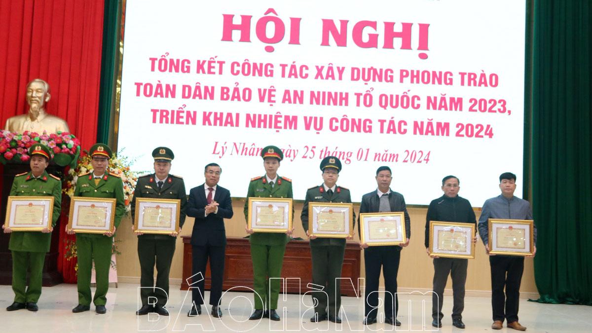 Lý Nhân triển khai phong trào toàn dân bảo vệ an ninh Tổ quốc năm 2024