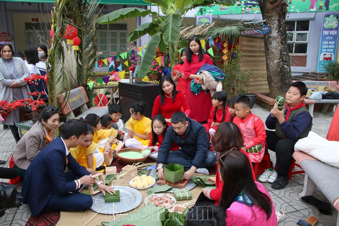 Trường Tiểu học Liêm Chính tổ chức “Ngày hội trải nghiệm chào Xuân Giáp Thìn 2024”