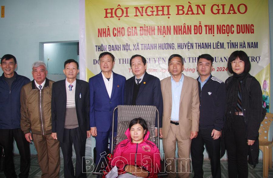 Khánh thành, trao nhà tình nghĩa cho nạn nhân chất độc da cam xã Thanh Hương