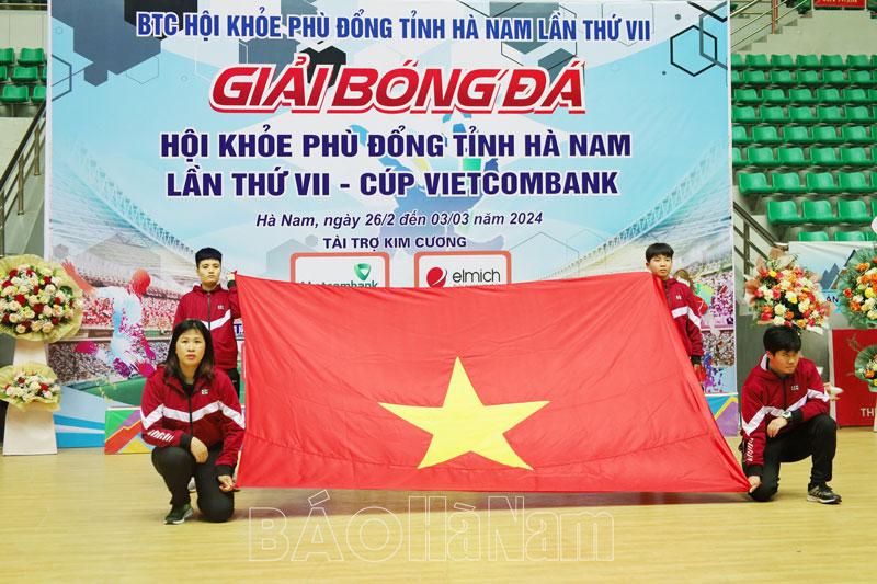 Khai mạc Giải Bóng đá Hội khỏe Phù Đổng tỉnh Hà Nam lần thứ VII – Cúp Vietcombank