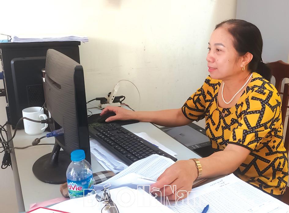 Chủ tịch Hội Liên hiệp Phụ nữ xã hết lòng vì công việc