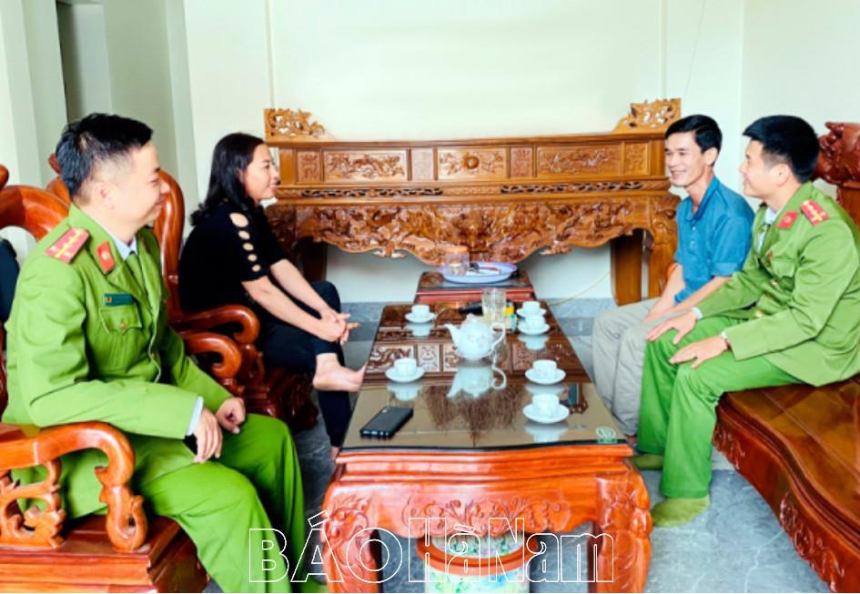 Công an xã Đạo Lý giúp người lầm lỡ tái hòa nhập cộng đồng