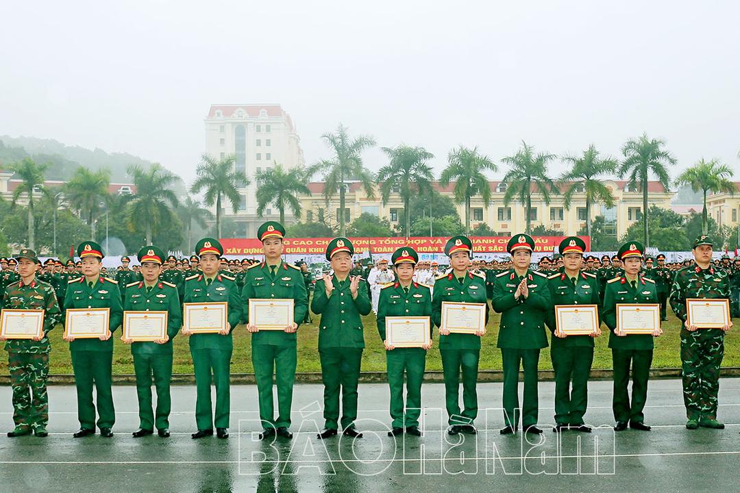 Bộ CHQS tỉnh đạt giải Ba Hội thi công tác chuẩn bị huấn luyện do Quân khu 3 tổ chức