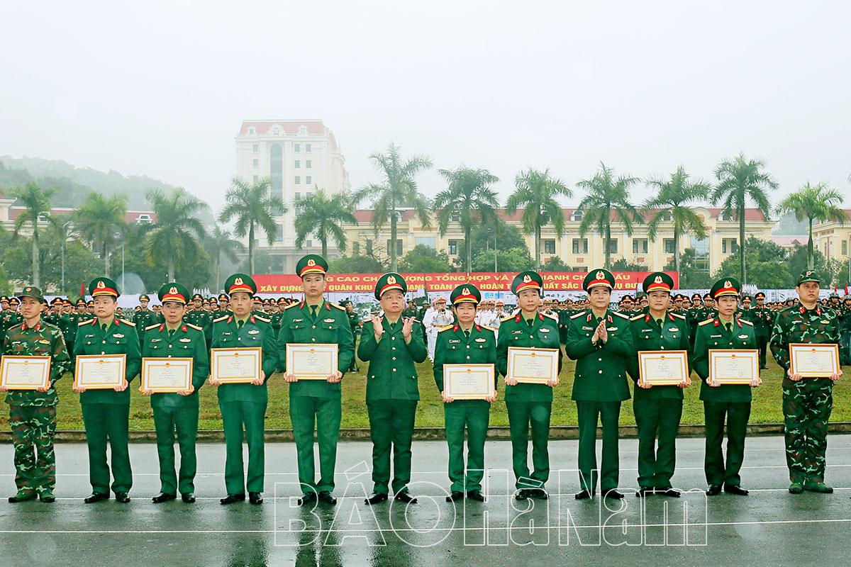 Bộ CHQS tỉnh đạt giải Ba Hội thi công tác chuẩn bị huấn luyện do Quân khu 3 tổ chức