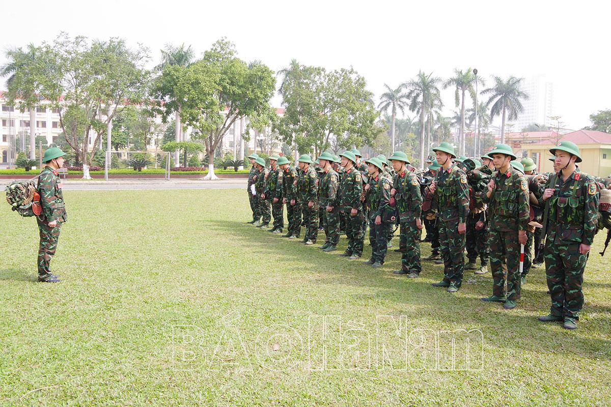 Bộ CHQS tỉnh hoàn thành luyện tập chuyển trạng thái SSCĐ năm 2024
