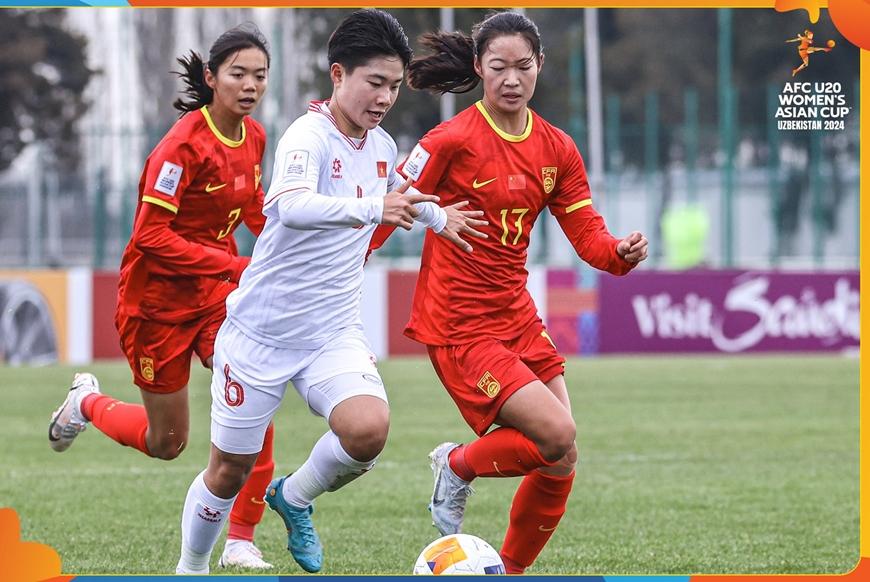 U20 Việt Nam ghi bàn thắng danh dự để chia tay VCK U20 nữ châu Á