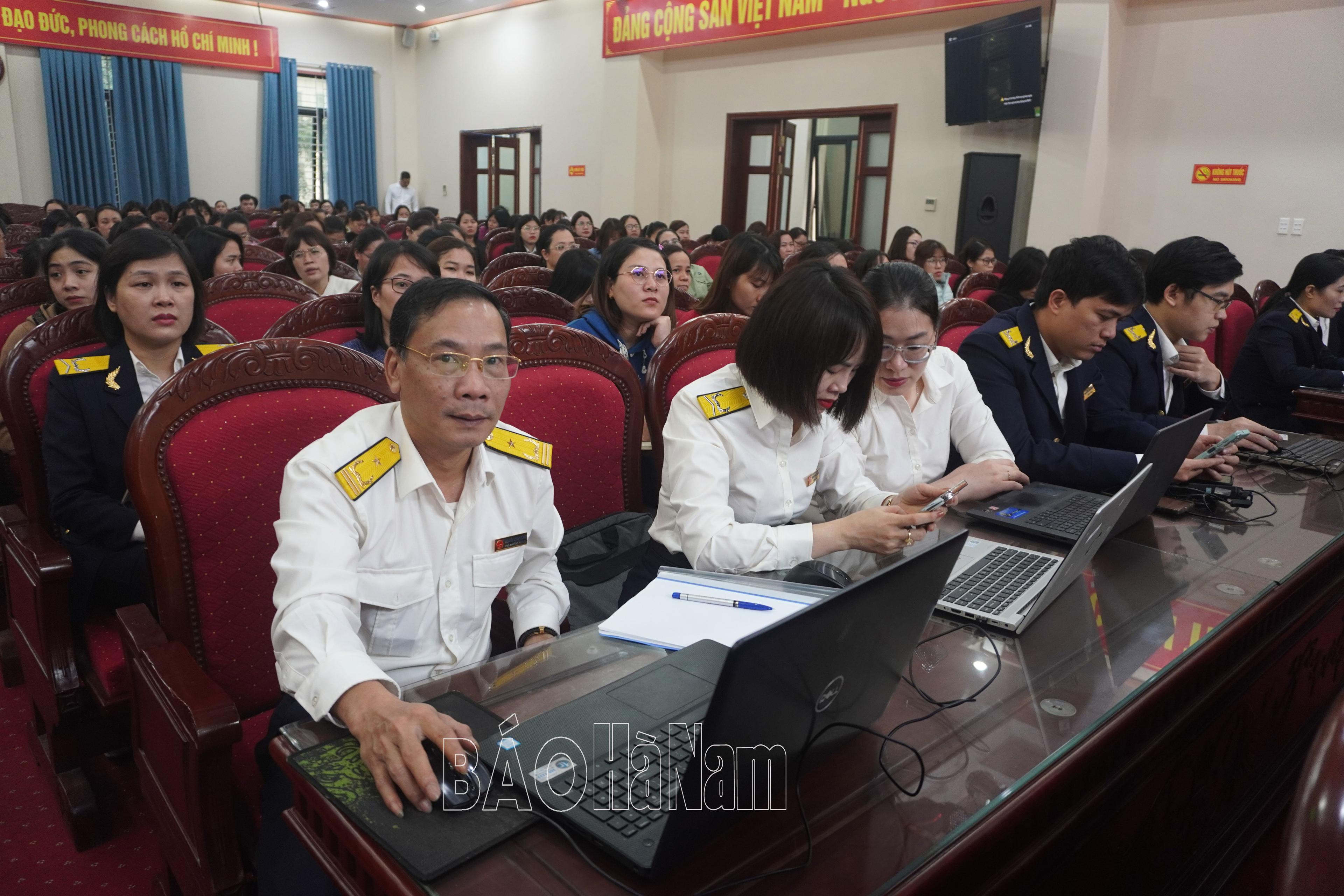 Cục thuế Hà Nam tổ chức Hội nghị hỗ trợ về quyết toán thuế năm 2023