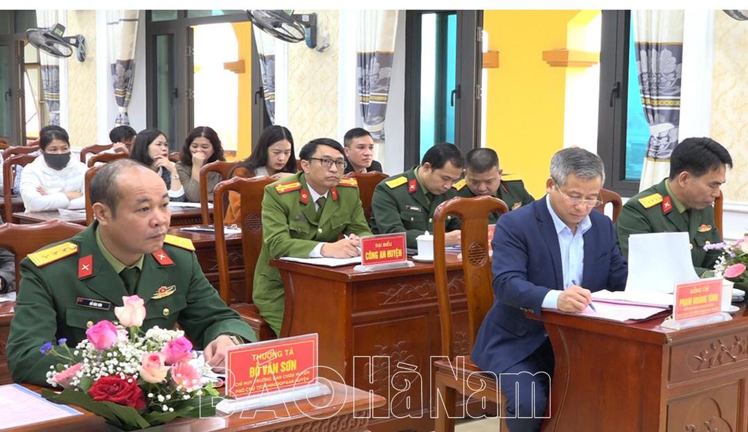 Kim Bảng triển khai công tác giáo dục QP&AN năm 2024