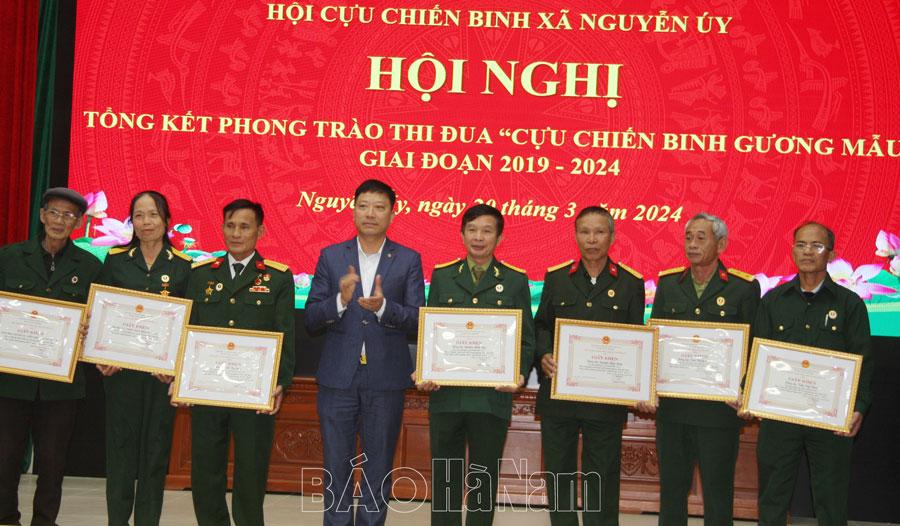 Hội CCB xã Nguyễn Úy tổng kết phong trào thi đua “CCB gương mẫu” giai đoạn 2019 – 2024