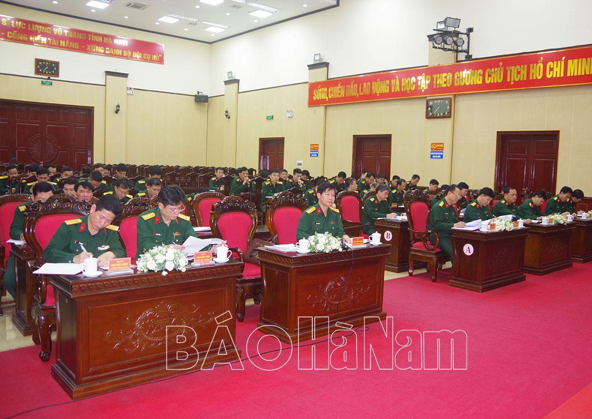Bộ CHQS tỉnh triển khai nhiệm vụ quý II năm 2024