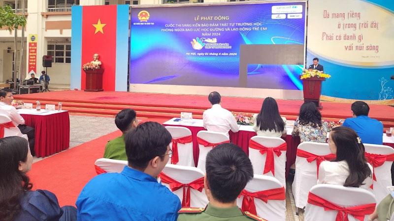 Phát động cuộc thi Sáng kiến về phòng ngừa bạo lực học đường