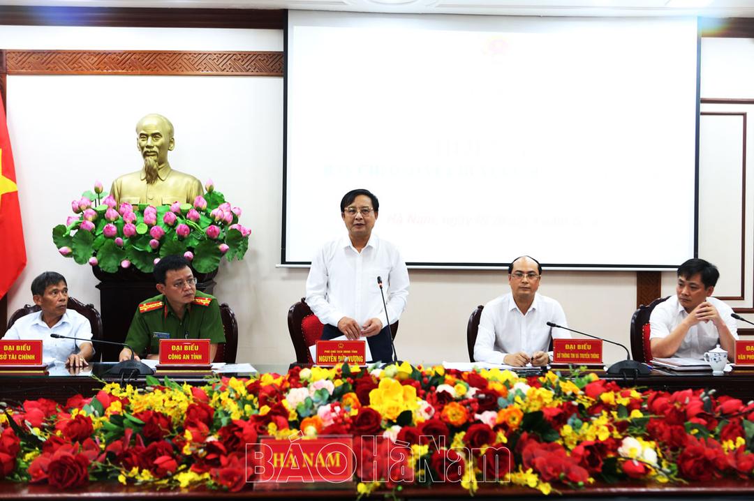 Hội nghị Ban chỉ đạo về Chuyển đổi số tỉnh Hà Nam