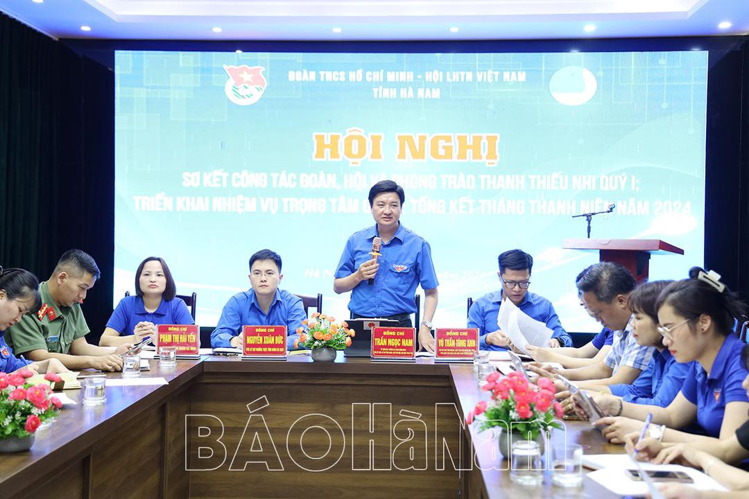 Sơ kết công tác Đoàn, Hội và phong trào thanh thiếu nhi quý I/2024