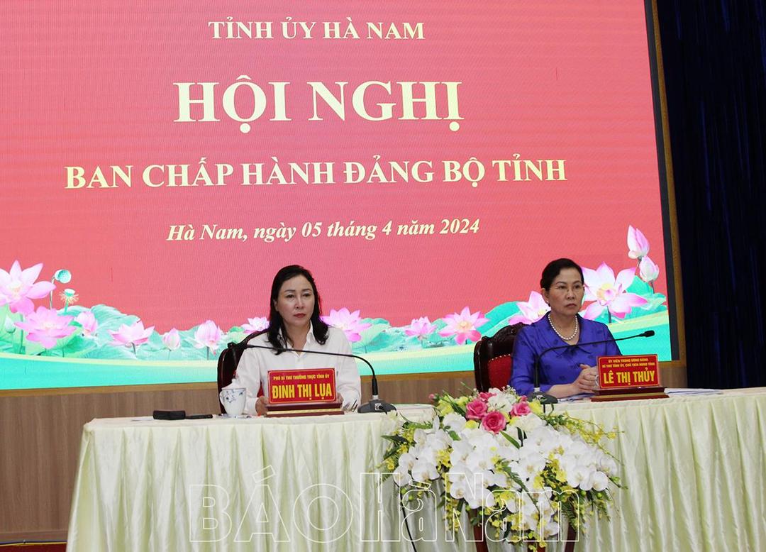 Ban Chấp hành Đảng bộ tỉnh thảo luận đánh giá nhiệm vụ công tác quý I, triển khai nhiệm vụ quý II và cho ý kiến các nội dung theo thẩm quyền