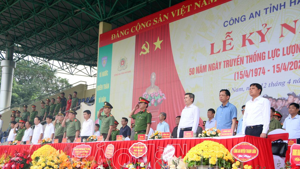 Công an tỉnh Hà Nam kỷ niệm 50 năm Ngày truyền thống lực lượng Cảnh sát cơ động
