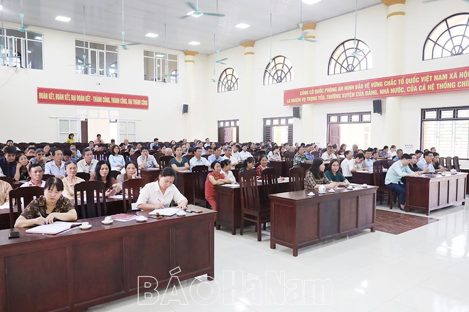 HND huyện Lý Nhân tổ chức hội nghị học tập, quán triệt các nghị quyết, văn bản về nông nghiệp, nông dân, nông thôn