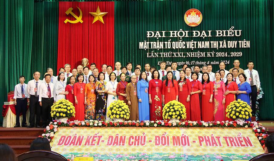 Đại hội MTTQ thị xã Duy Tiên lần thứ XXI, nhiệm kỳ 2024 - 2029
