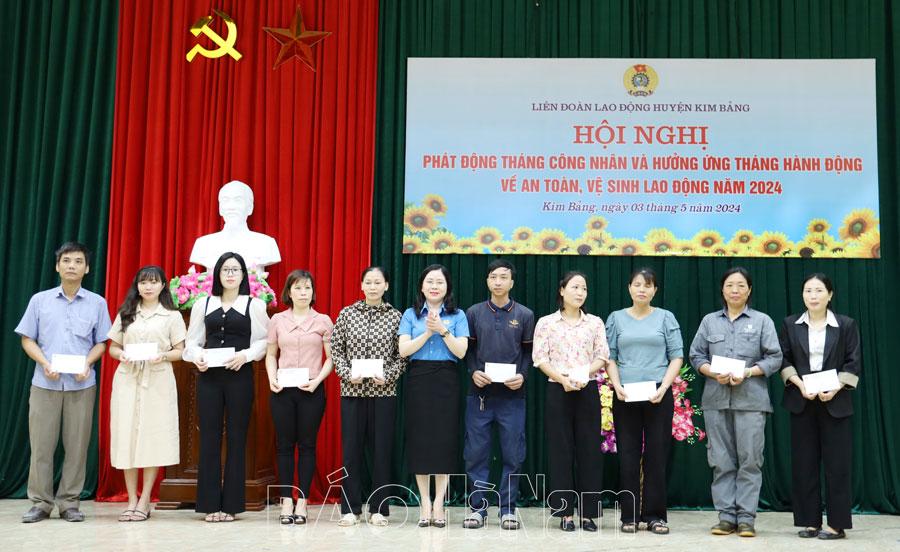 Liên đoàn Lao động huyện Kim Bảng phát động Tháng Công nhân năm 2024
