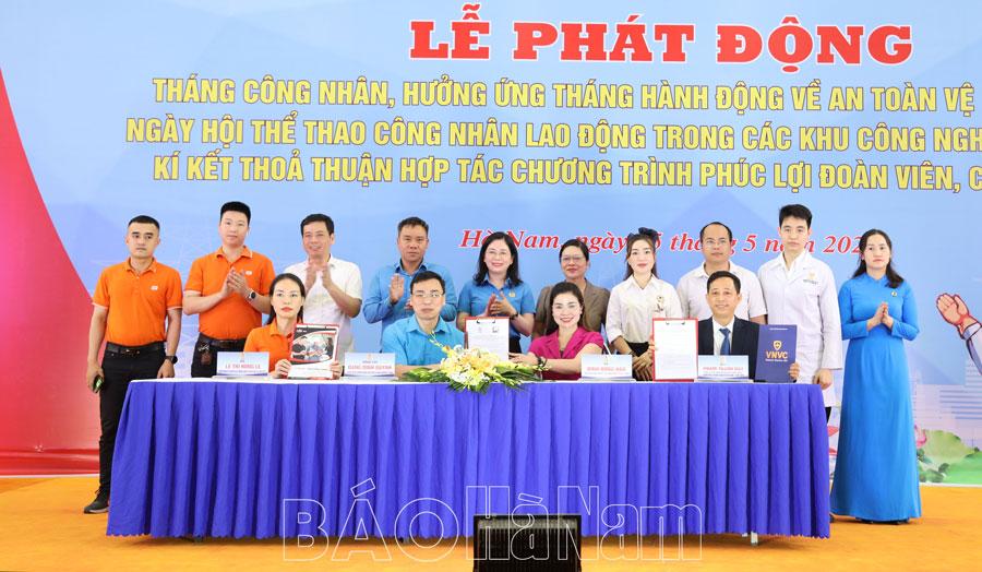 Công đoàn các KCN tỉnh phát động Tháng Công nhân năm 2024