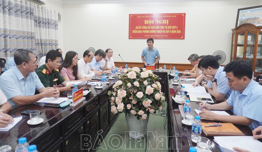 Triển khai nhiệm vụ bảo đảm trật tự an toàn giao thông quý II/2024