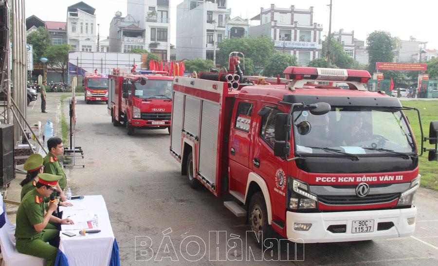 Tổng duyệt Hội thi “Tổ liên gia an toàn phòng cháy, chữa cháy” tỉnh Hà Nam năm 2024