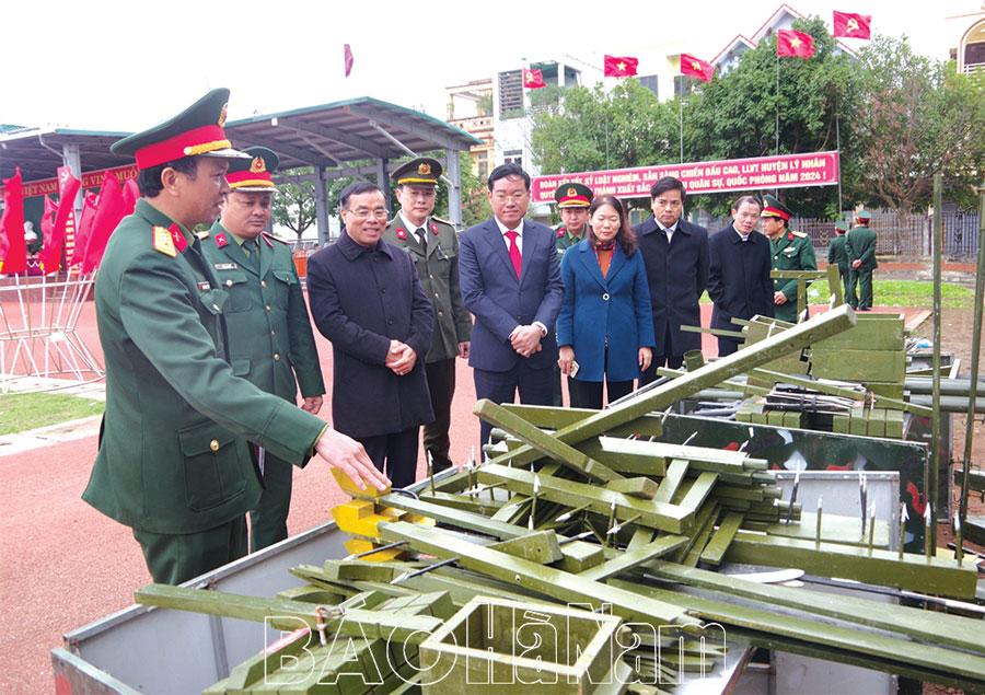 Động lực thúc đẩy CBCS LLVT huyện Lý Nhân hoàn thành thắng lợi mọi nhiệm vụ được giao