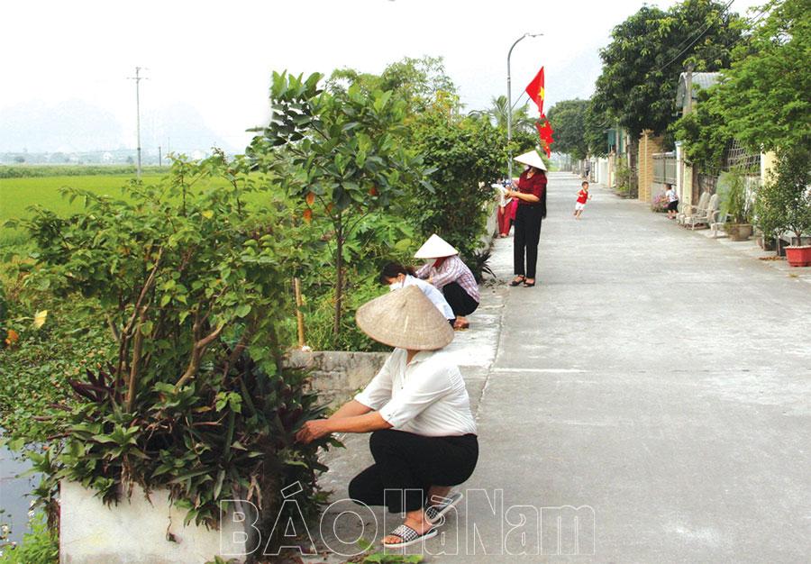 Nhân rộng tuyến đường hoa trong xây dựng nông thôn mới