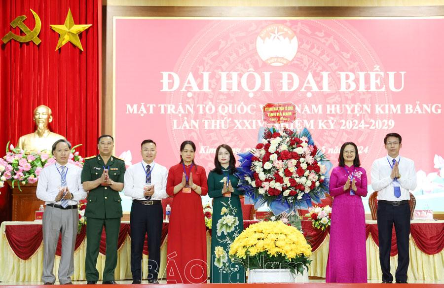 Đại hội đại biểu MTTQ huyện Kim Bảng lần thứ XXIV, nhiệm kỳ 2024 – 2029