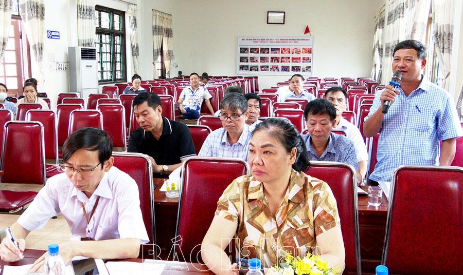 Phường Trần Hưng Đạo lấy ý kiến cử tri về Đề án sắp xếp đơn vị hành chính cấp xã