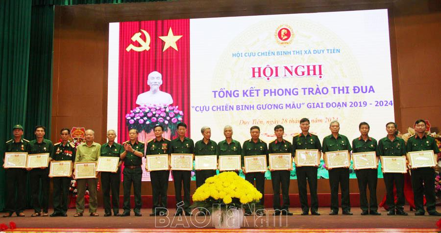 Hội CCB Duy Tiên tổng kết phong trào thi đua CCB gương mẫu giai đoạn 2019-2024