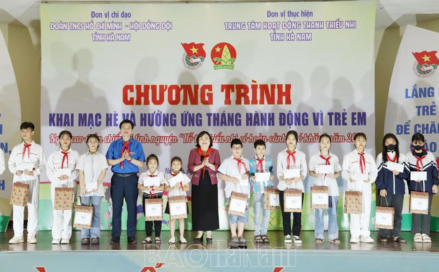 Tỉnh đoàn tổ chức Khai mạc hè và hưởng ứng Tháng hành động vì trẻ em 2024