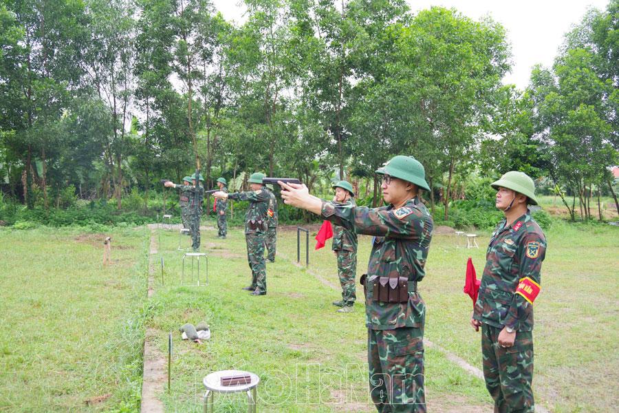 Bộ CHQS tỉnh khai mạc hội thi chỉ huy trưởng, chính trị viên Ban CHQS huyện, thị xã, thành phố