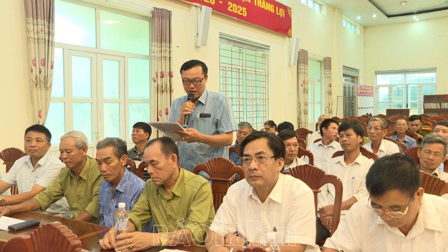 Thanh Liêm đối thoại giữa người đứng đầu cấp uỷ, chính quyền với cán bộ và nhân dân xã Thanh Tân