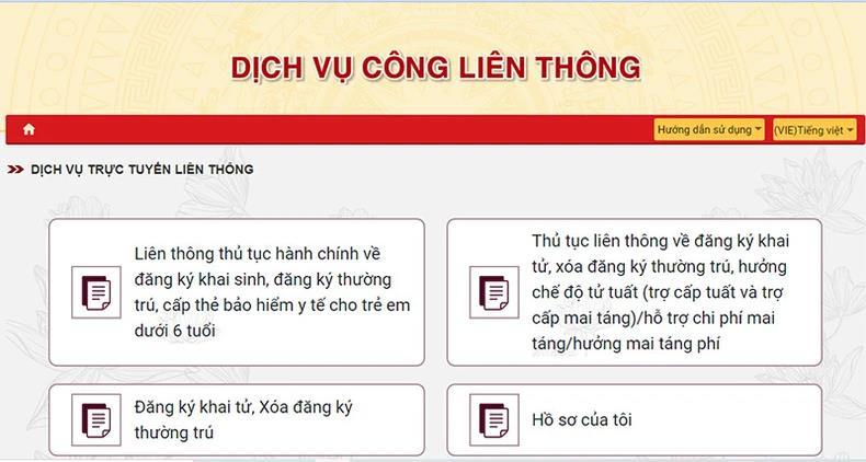Từ 1/7, giải quyết về khai sinh, khai tử trên môi trường điện tử