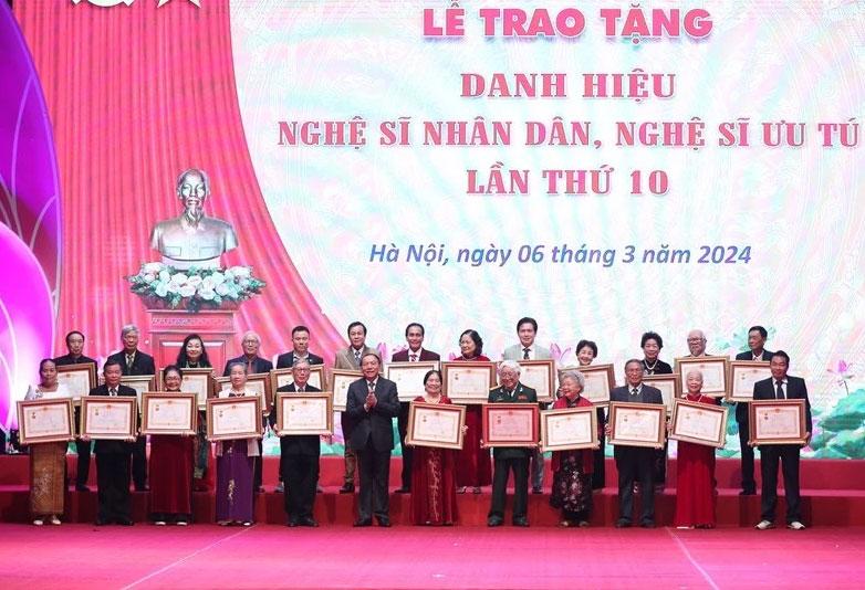 Quy định mới về xét tặng danh hiệu “Nghệ sĩ nhân dân”, “Nghệ sĩ ưu tú”